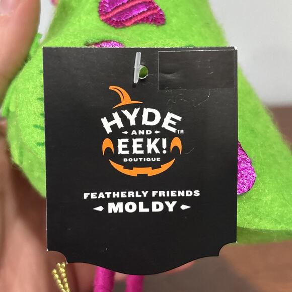 Hyde And Eek x Target Featherly Friends MOLDY Zombie Fabric Bird NEW 2025 - Picture 7 of 8